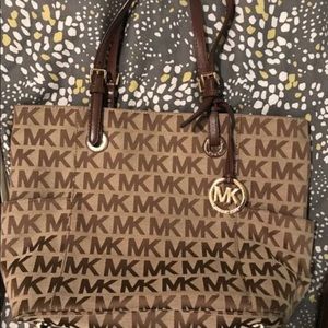 Michael Kors Monogram Purse and Wallet
